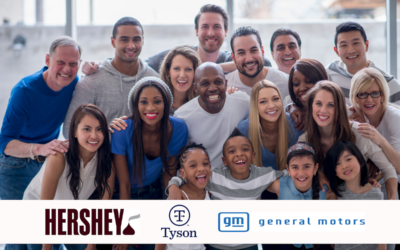 General Motors, The Hershey Company and Tyson Foods